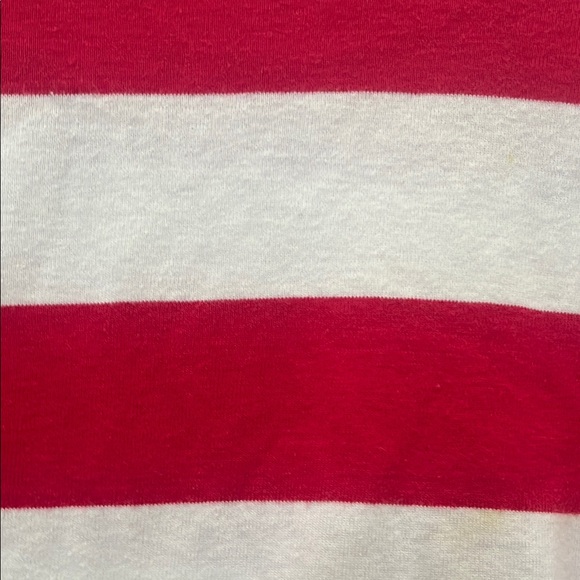 Tommy Hilfiger Women's Red and White Striped Top - Picture 4 of 6